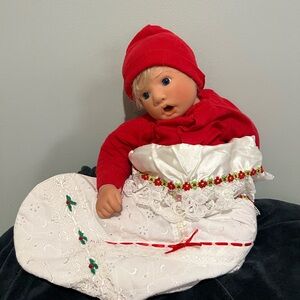 Lee Middleton Red Baby Doll in Stocking